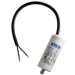 Comar MKA 20 µF 450V Motor Run Capacitor with 250mm Cable – Ø40x70mm - 8173651