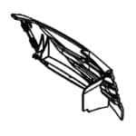 Zodiac MX6 Rear Body Panel (B) - A0211100 - 1