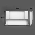 BWT Aquareva  skimmer flaps (2pcs.) - White – 40031043 - 2