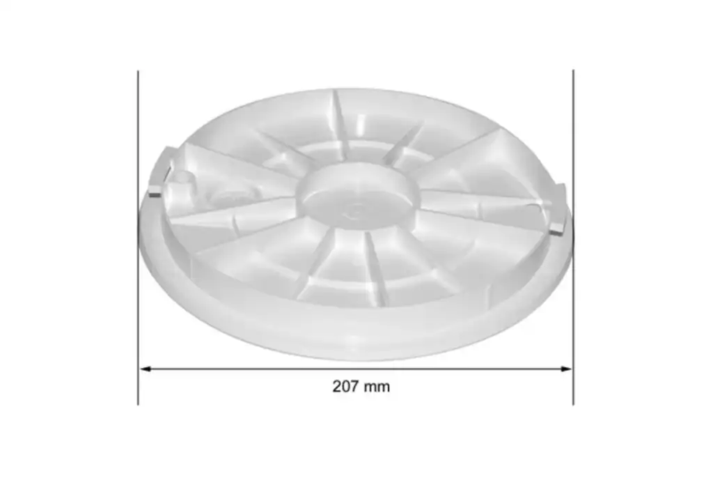 Above ground skimmer lid SL101-HS white set of 2 (40522041) - 2