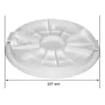Above ground skimmer lid SL101-HS white set of 2 (40522041) - 2
