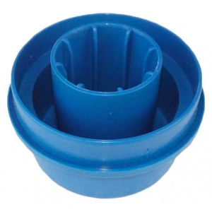 Blue Lagoon End cap 32 mm ABS Blue - F990113