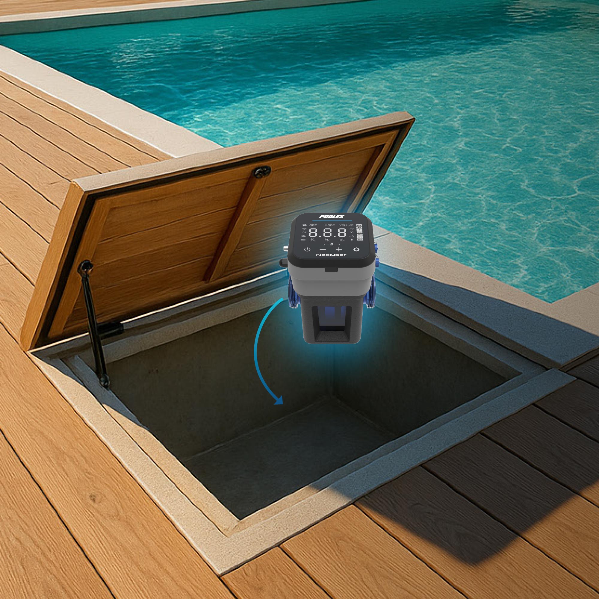 Poolex Neolyser salt chlorinator for pools