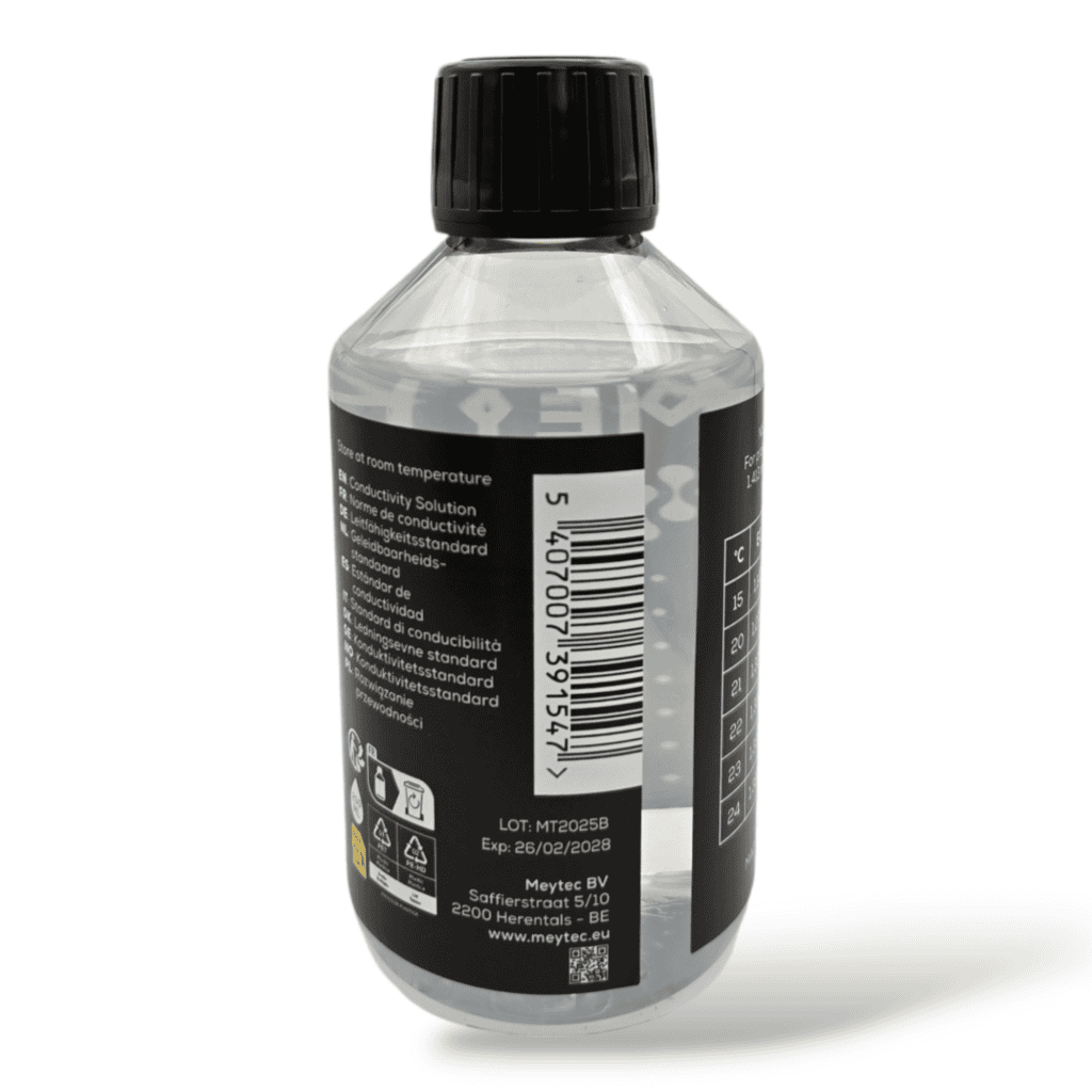 Meytec conductivity calibration solution - 1.413 mS/cm - bottle 250 ml - 5