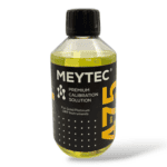 Buffer solution for pool testing and calibration purposes.