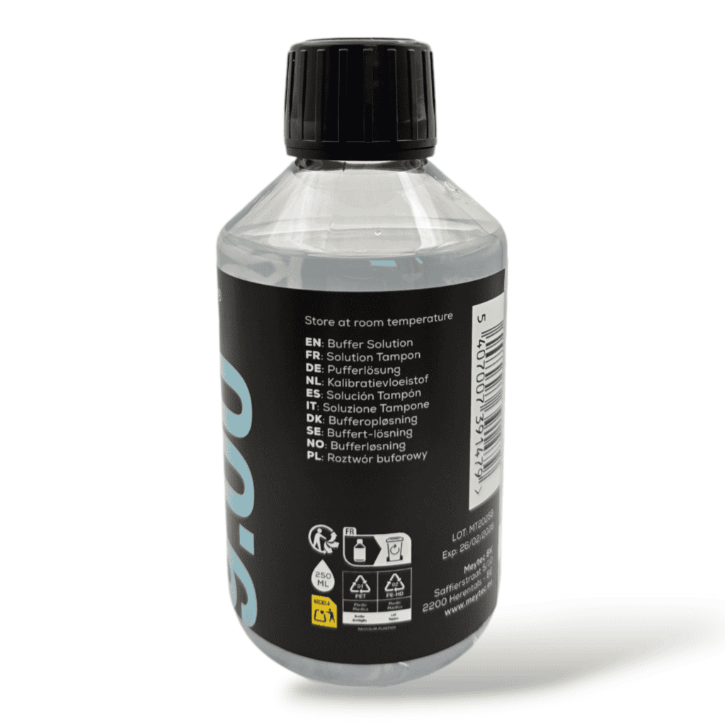 Meytec buffer solution - pH 9.00 - bottle 250 ml - 4
