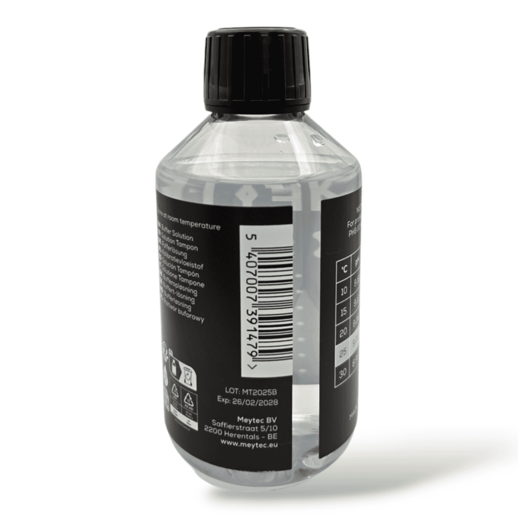 Meytec buffer solution - pH 9.00 - bottle 250 ml - 5
