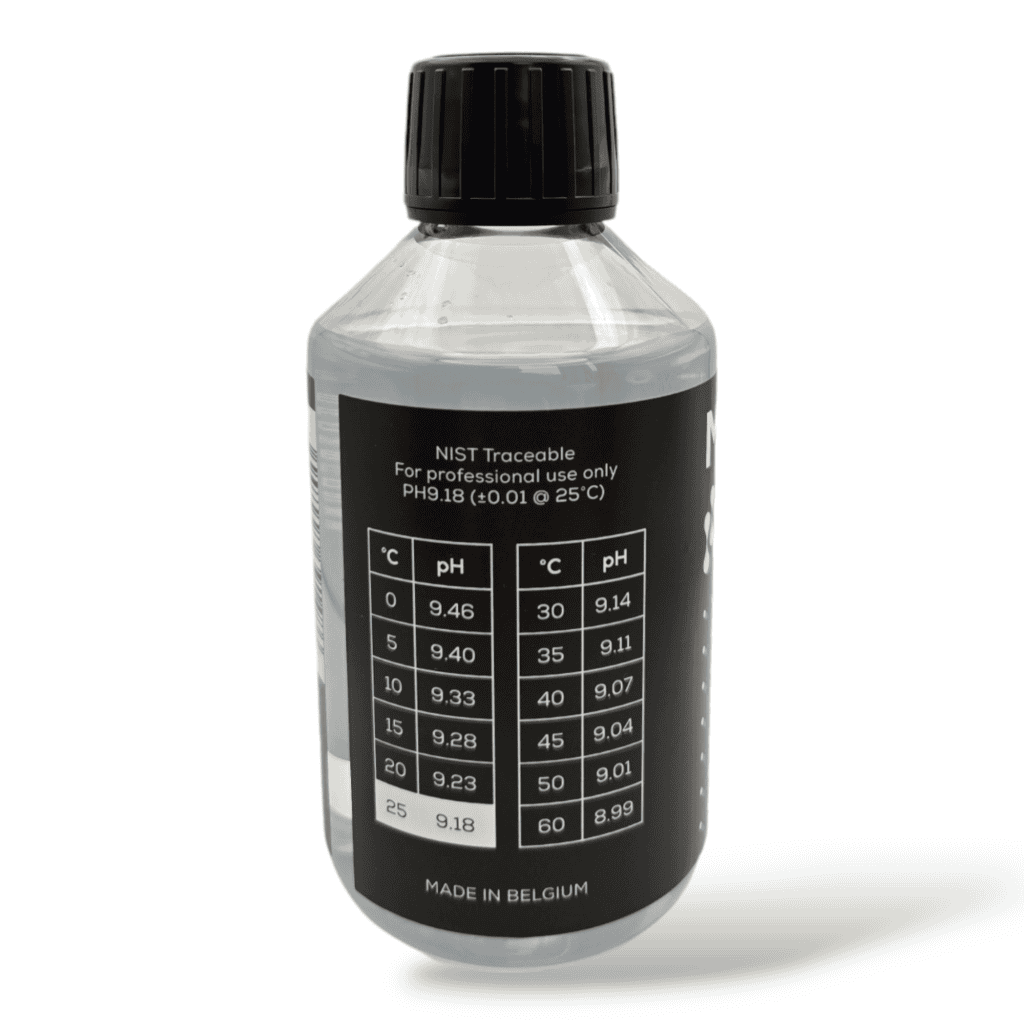 Meytec buffer solution - pH 9.18 - bottle 250 ml - 3