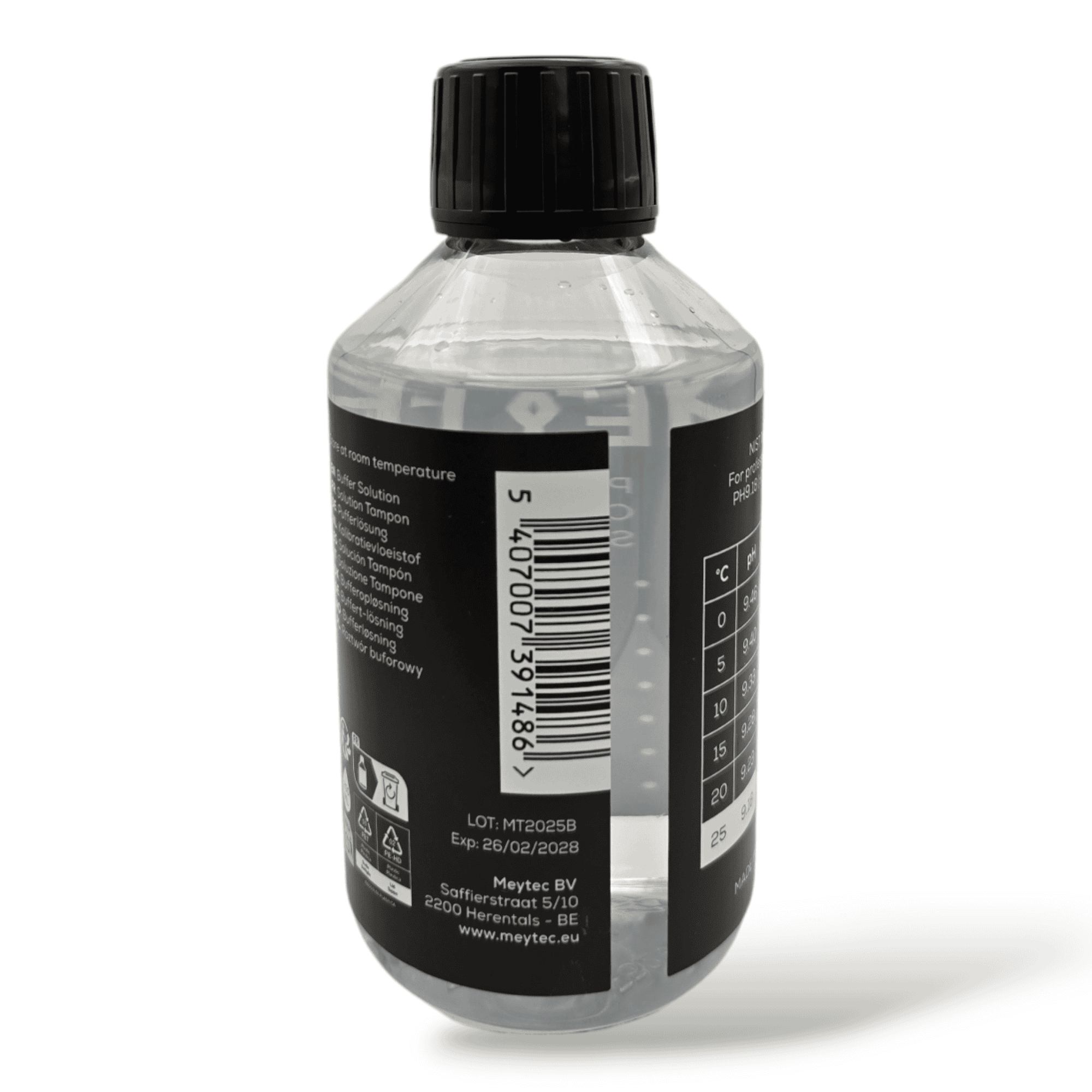 Meytec buffer solution - pH 9.18 - bottle 250 ml