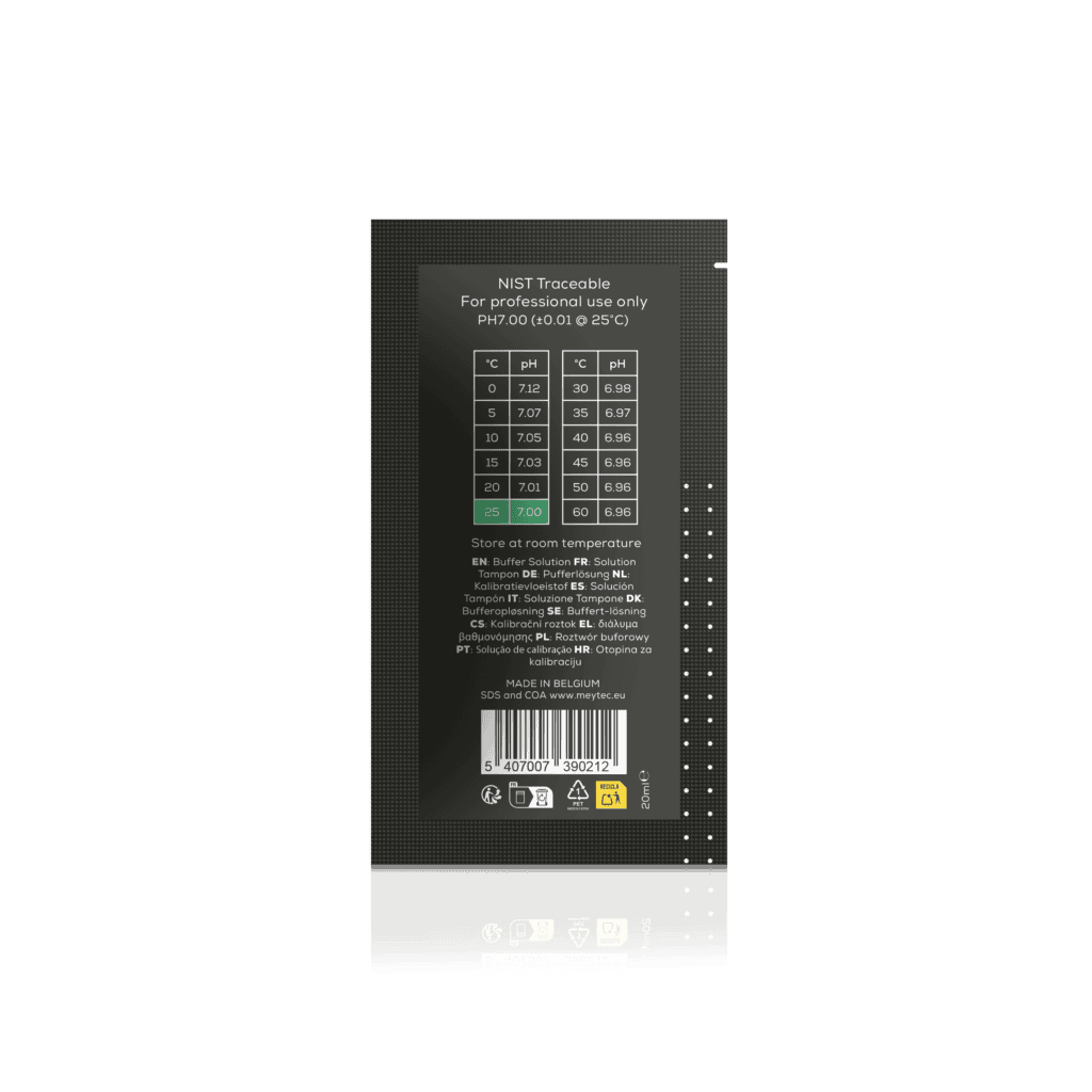 Meytec buffer solution - pH 7.0 - sachet 20 ml - 2