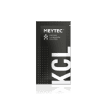Meytec KCL electrode storage solution sachet for calibration and maintenance.