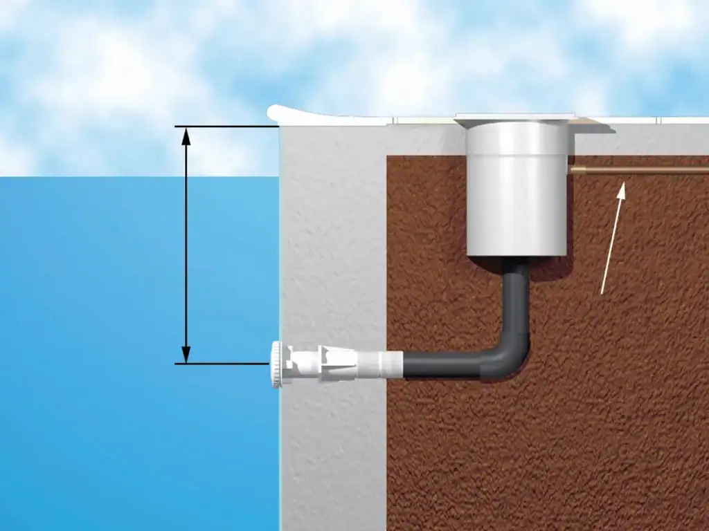 BWT mechanical level regulator RN305 white - 2