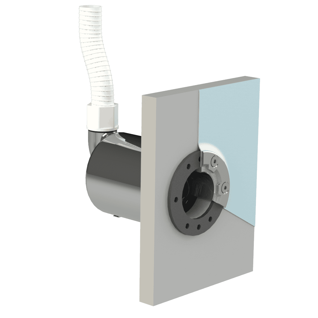 Duratech - Wall Conduit 1.5" - Thin - Stainless steel