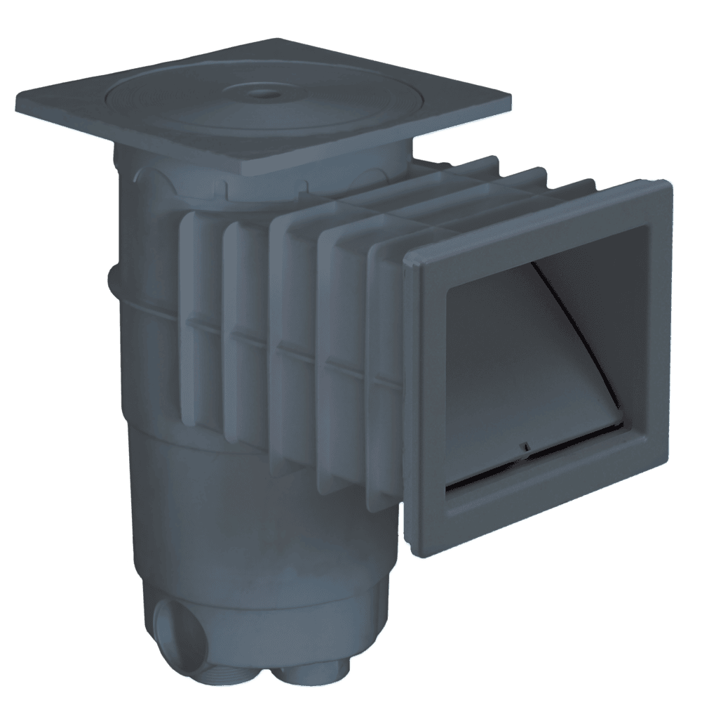 Weltico skimmer A200 Design Anthracite for concrete, liner and shell pools - 1