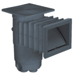 Weltico Skimmer A200 in Anthracite for concrete, liner, and shell pools.