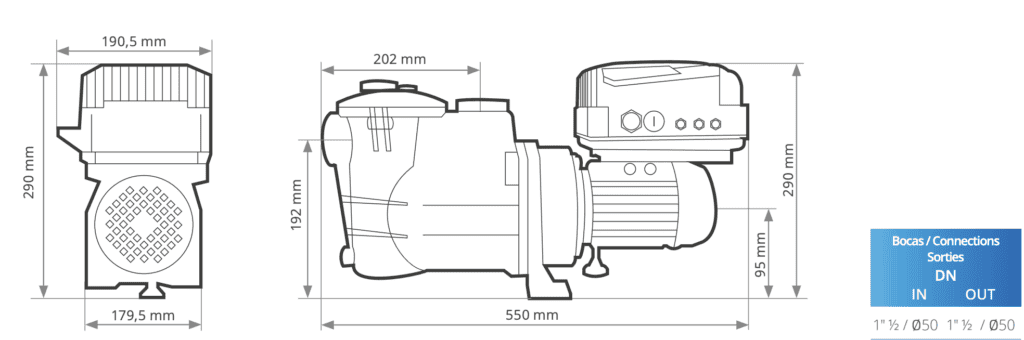 PSH Solar Pool Pump MINI-SOLAR - 3