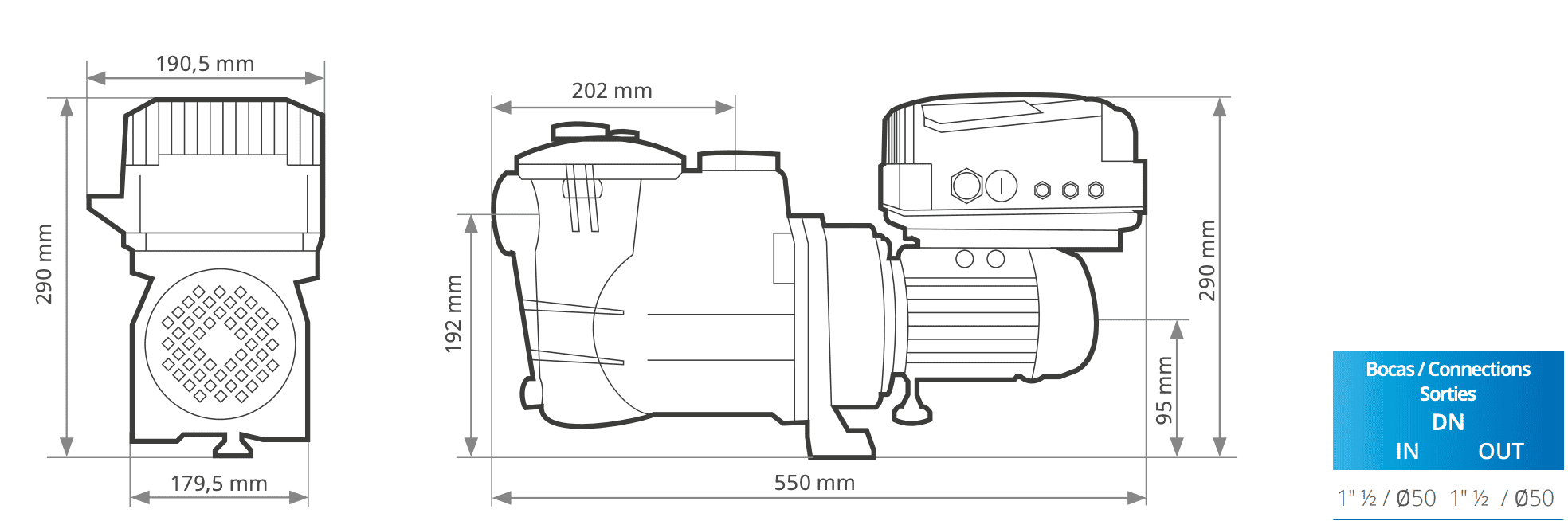 PSH Solar Pool Pump MINI-SOLAR - 3