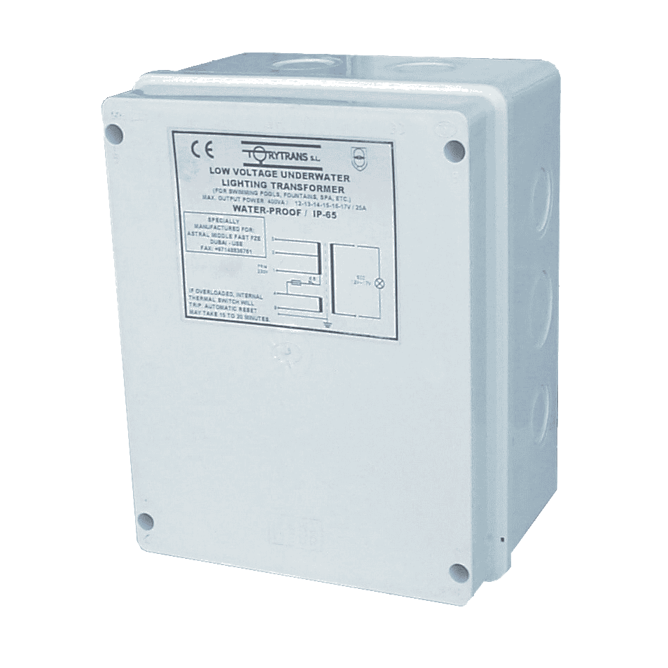 AstralPool 35386 800VA IP-65 Encapsulated Safety Transformer for Pools - 1