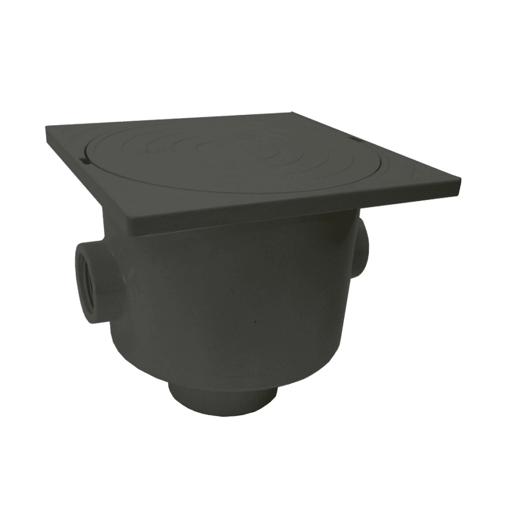 AstralPool Connection Box for Ø50 mm Pipe — Anthracite (65215CL144) - 1