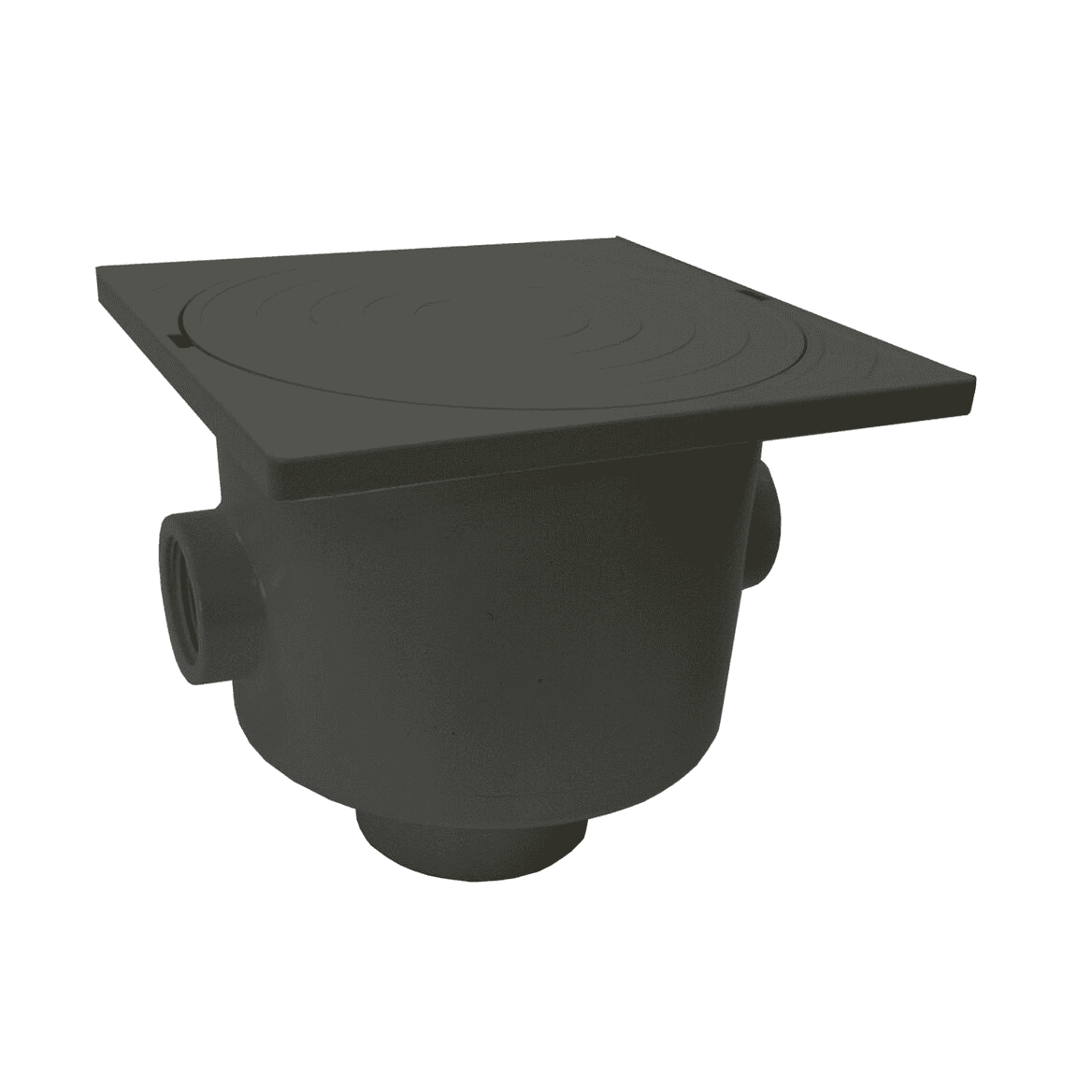 AstralPool Connection Box for Ø50 mm Pipe — Anthracite (65215CL144) - 1
