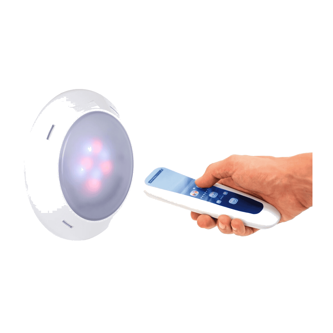 LumiPlus Rapid V1 RGB Wireless Kit for Liner Pools (2 Projectors + Remote) - 1