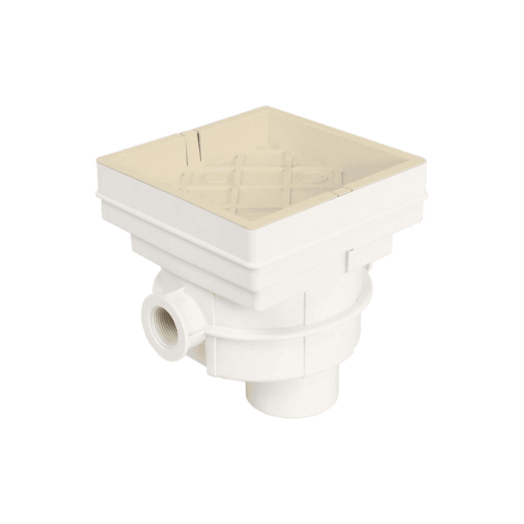 UNIK Pool Junction Box – Beige, ABS, M-25 Connection, Ø50 Compatible - 1