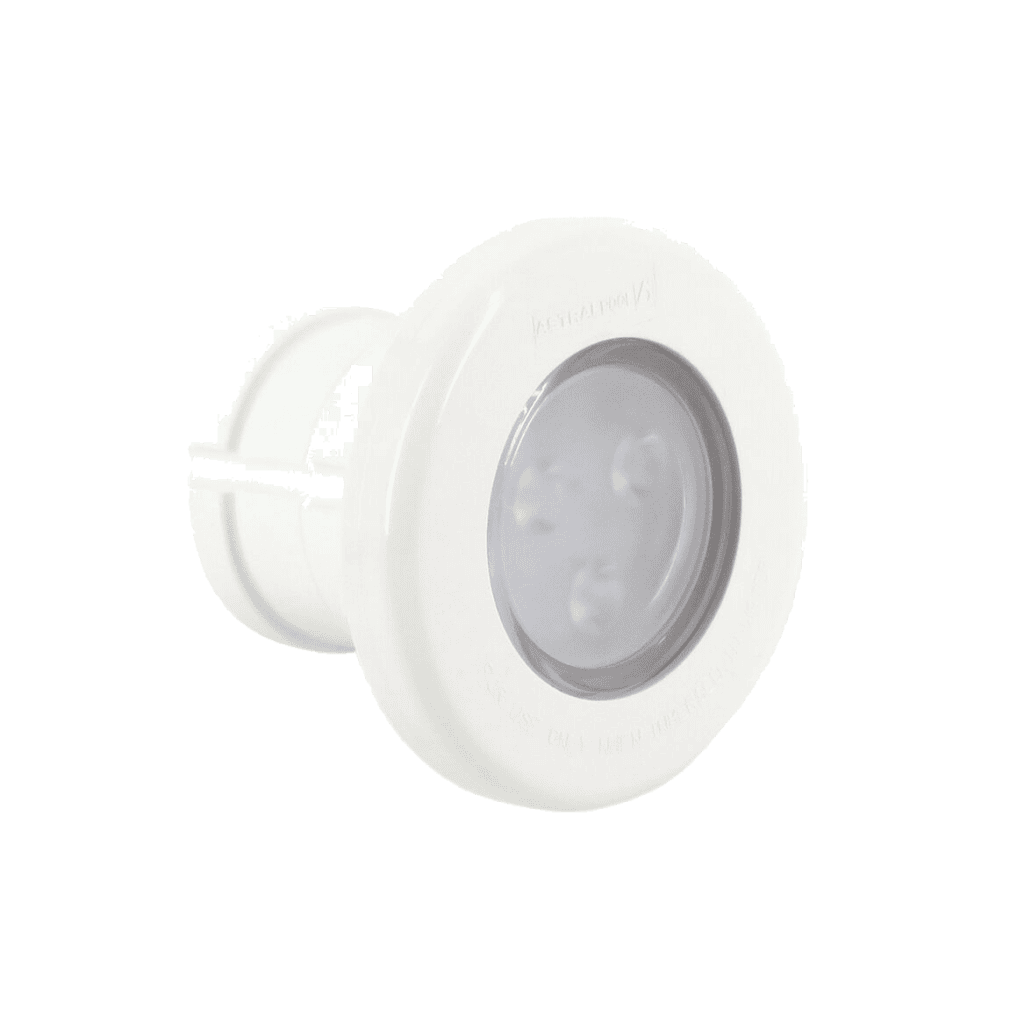 Mini Pool Projector – White, Through-Wall Installation, Cold White 5700K, 12 VAC, 1485 lm - 1