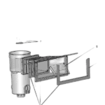 BWT Aquareva mirror face plate MR white