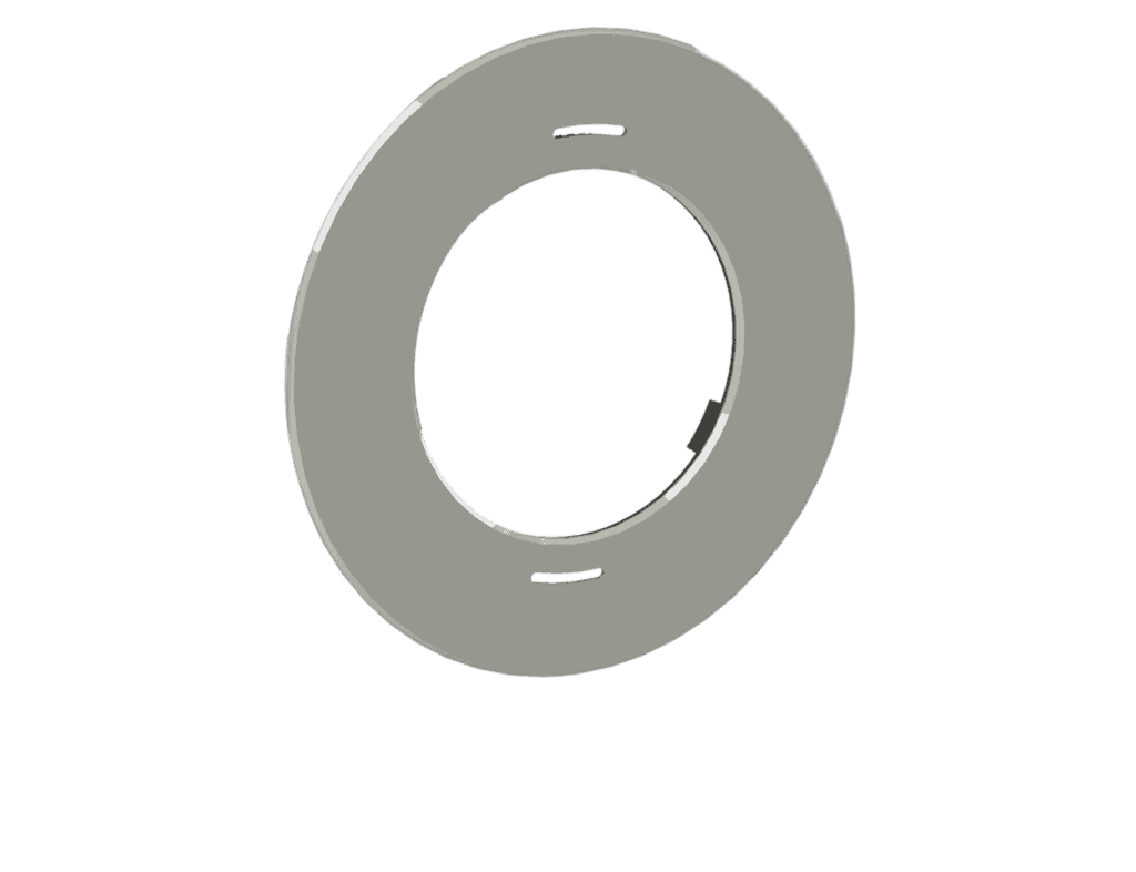 DURATECH - Face plate RA Adagio 100mm stainless steel - 1