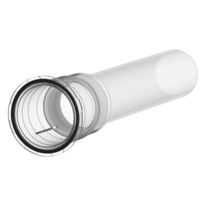 Quartz Glass Sleeve QG008 – VSC 280 × 44 mm (18W Amalgam)