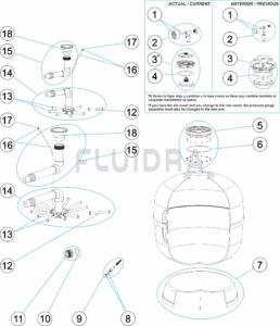 Astral - Filter Aster Ø 600 mm spare parts