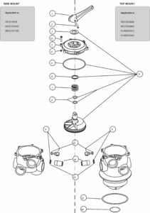 Pentair Valve Spare Parts