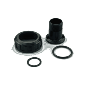 Fluidra - 1½'' Straight Black Nipple Connector