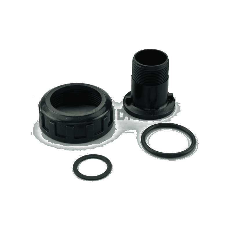 Fluidra - 1½'' Straight Black Nipple Connector - 1