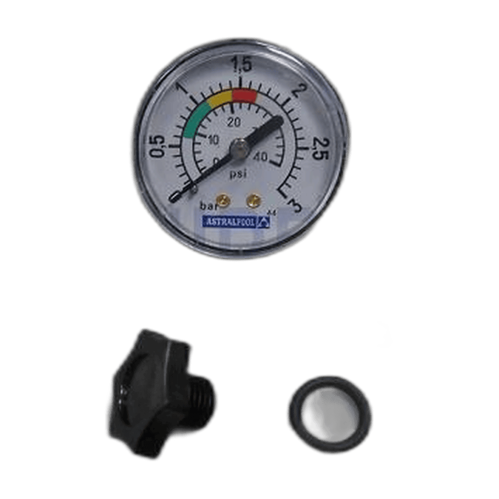Fluidra - Pressure Gauge Assembly 1/8" BSP – Vesubio / Volcano Sand Filter - 1