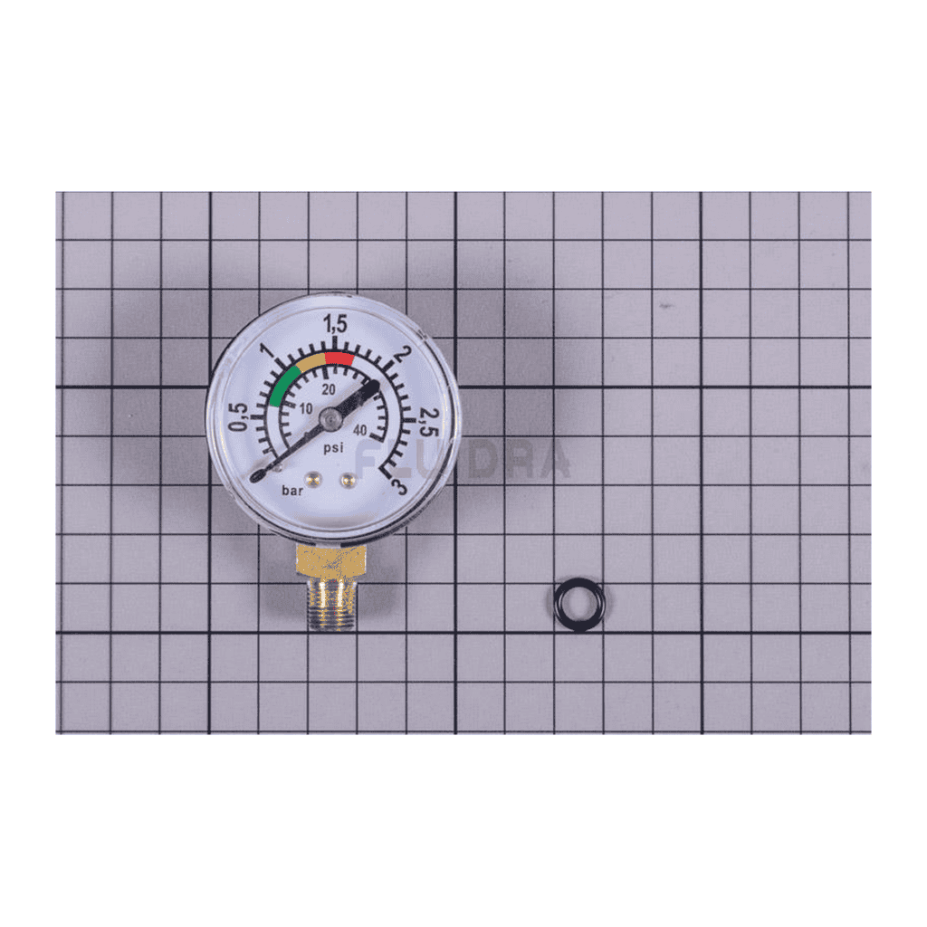 Fluidra - Filter Pressure Gauge 1/8" 0–3 bar for Baracuda WT2 Ø600 - 1