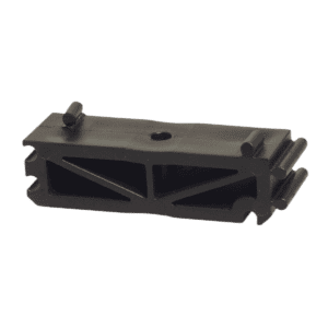 Flotide/MEGA - Pipe Clip Support Block PP 50 mm Black - 0100525