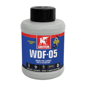 Griffon WDF-05 PVC Solvent Cement with Brush – 250 ml (WRAS Approved) - 7011039