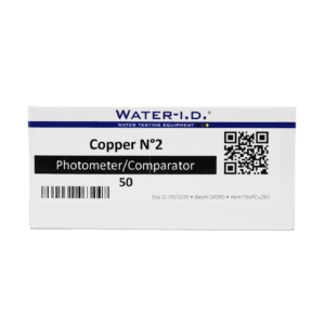 Water-ID - Copper No. 2 Reagent Tablets for PoolLab 2.0 – Pack of 50 - TbsPCu250