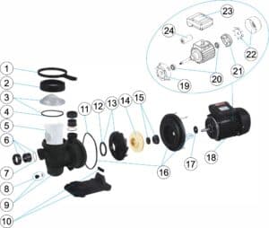 Baracuda Aquantis Max 100T pump - 78158