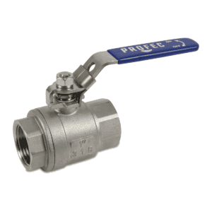 Profec - 2-Piece Ball Valve Stainless Steel 316 2" Female Thread 64 bar - 0090947