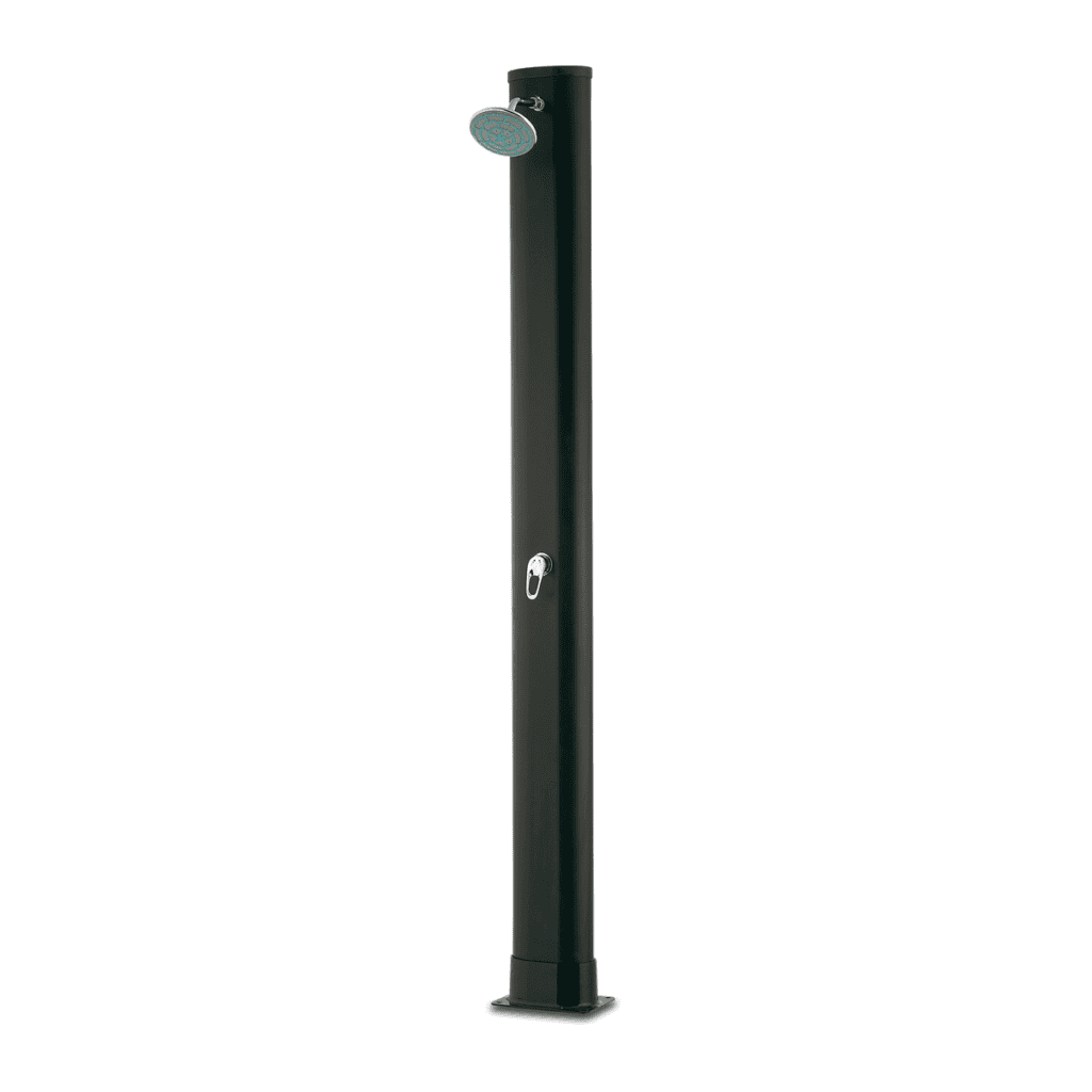 Unbranded - Solar Shower Plastic 3/4" Female Thread 3,5Bar 214Cm Black Straight - 1