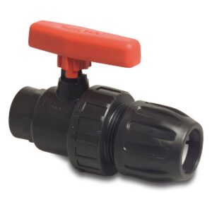 Valva esfèrica Profec PP 20 mm x 1/2" compressió x rosca femella 10 bar negra tipus Safe 501 — principal