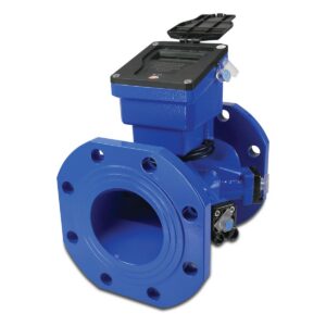 Profec Ultrasonic water meter cast iron DN65 DIN flange 16bar 40m³/h blue MID type Class 2 — main