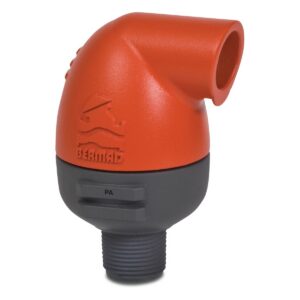 Bermad Air release-vacuum valve glass-filled nylon 3/4" male thread 10bar red kinetic type K10 — main