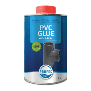Profec - PVC Solvent Cement Transparent 0.25 L THF Free with Brush - 7030486