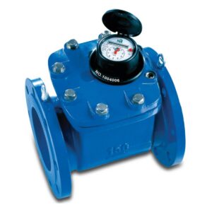 Azud Water meter brass DN80 flange 16bar blue MID type Woltman — main
