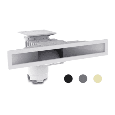 Weltico - Skimmer ABS 1½" × 2" grey high-water-level A800 Design - 7039328 - 1