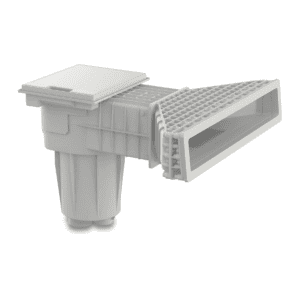 Hayward - High Waterline Skimmer Wide ABS 2" Grey X-Pro 600 - Liner Pools - 7044129