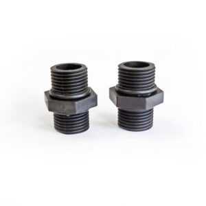 Hanna Instruments Plastic Nipple 1/2" x 1/2" with O-Ring for BL1xx / HI5x0 Series (Pack of 2) (BL120-601)